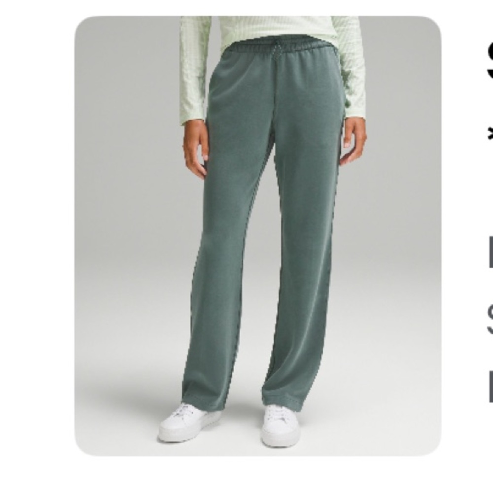 Lululemon softstream green pants